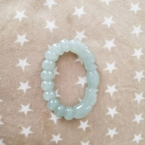 vintage celadon jade bangle